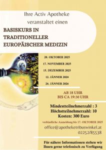 Mehr über den Artikel erfahren Basiskurs in Traditioneller Europäischer Medizin